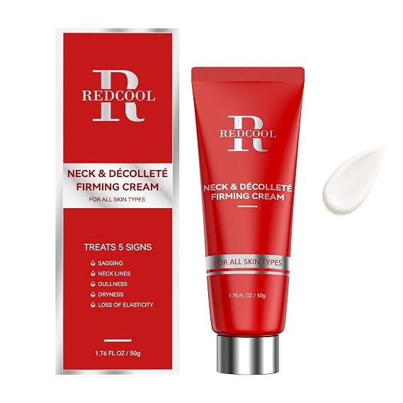 Retinol Neck Firming Cream Neck Cream for Firming and Tightening, Skin Tightening Cream for Face, Tighten and Lift Neck Cream with Collagen & Hyaluronic Acid, 1.76 oz-zz-1202-1