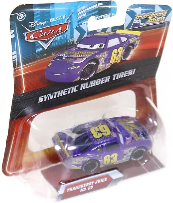 Disney / Pixar CARS Movie Exclusive 155 Die Cast Car with Synthetic Rubber Tires Transberry Juice