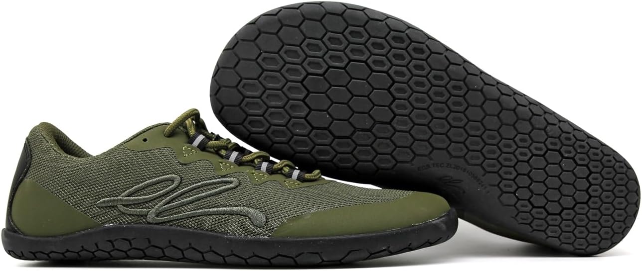 earthinglife Barefoot Grounding Shoes Lace Up Wide Toe Box Conductive Flexible Outsole Zero Drop Connect to Earth More Energy Reduce Stress Enhancing Movement Better Sleep Pain Relief