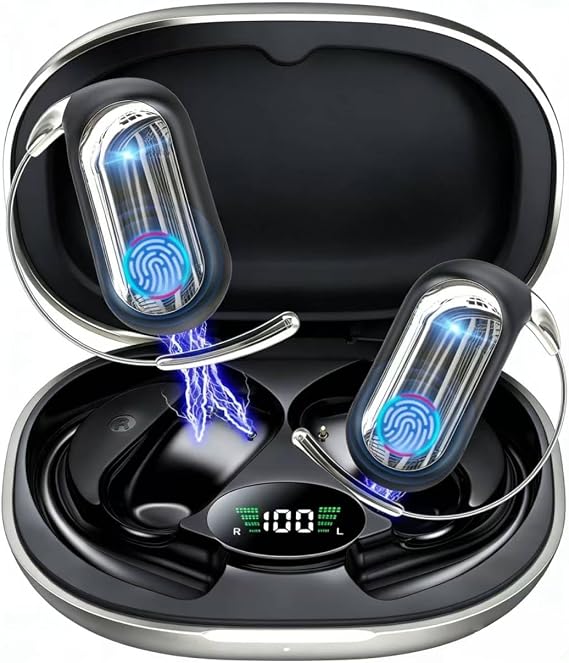 Translation Earbuds Real Time - AI 168 Language Translator Earbuds, Audifonos Traductores Ingles Espanol, 4-in-1 Translating Device Translate Ear Buds for Travel with Charging Cradle (Deep Black)