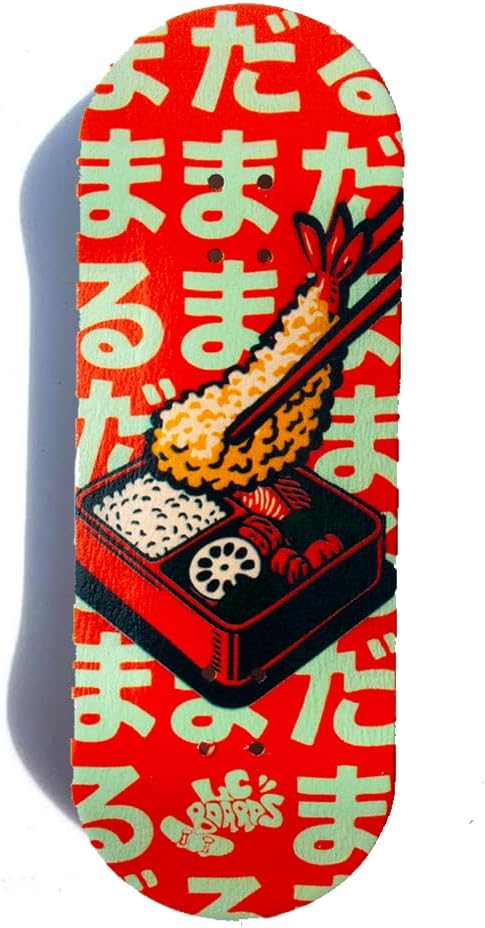 LC Boards FINGERBOARDS 98X34 Snack Series BENTO Deck with Griptape