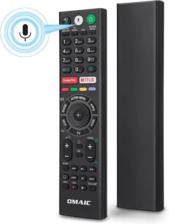 Voice Remote Control for Sony Bravia TVs Replacement