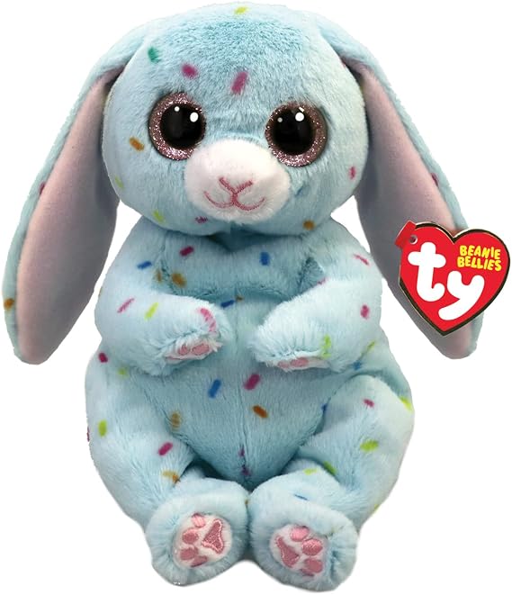 Ty Beanie Bellie BLUFORD - Blue Easter Bunny 6, Navy, child