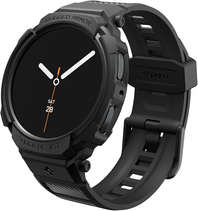 Spigen Rugged Armor Pro Case with Strap for Samsung Galaxy Watch 9/8 44mm