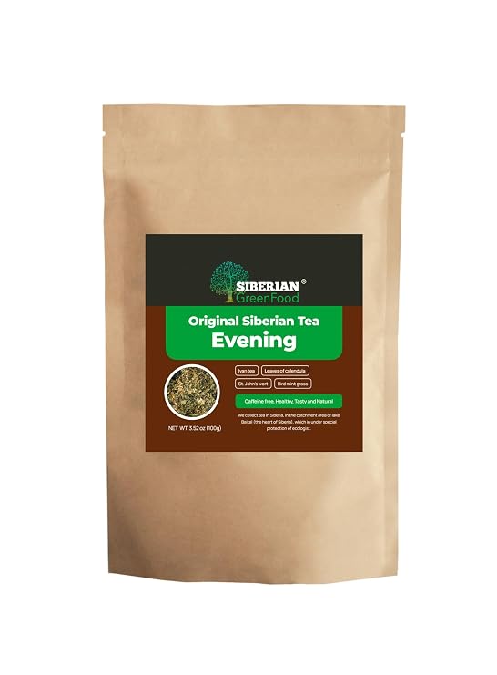 Natural Tea drink based on ivan tea, premium quality (100gr / 3.5oz, Evening)