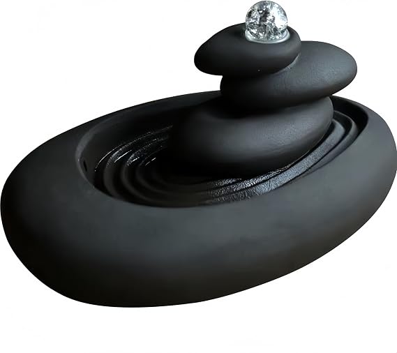 Water Fountain Indoor, Tabletop Water Fountain Decor for Desk/Indoor/Home