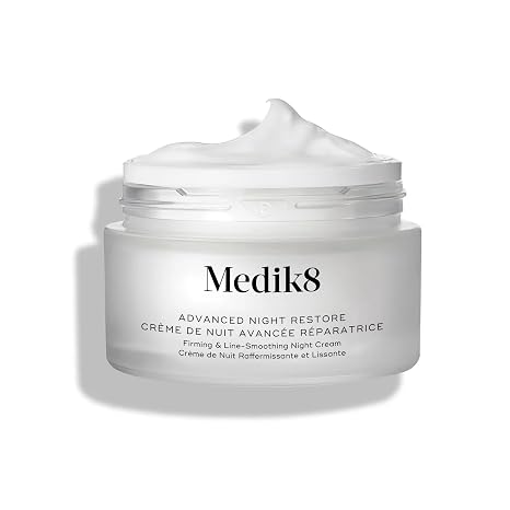 Medik8 Advanced Night Restore Multi-Ceramide Night Cream - 50ml Rejuvenating Multi-Ceramide Night Cream - Moisturiser that deeply nourishes and visibly tightens the complexion