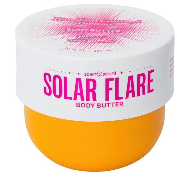 Brazilian Caramel Dreams Body Butter Solar Flare. Salted Caramel,sweet Pistachio & Whipped Vanilla Scent.infused With Cocoa & Shea Butter