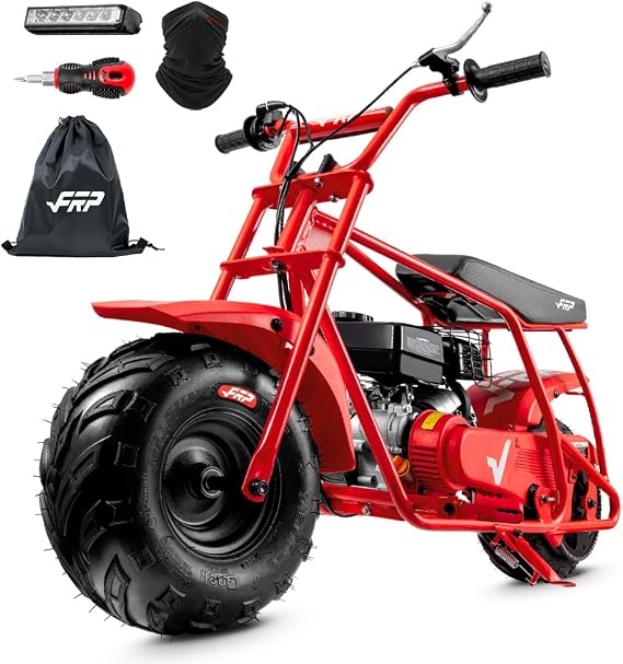 FRP GMB100 Plus Gas Mini Bike 99cc 4-Stroke Off Road Headlight & Gaiter