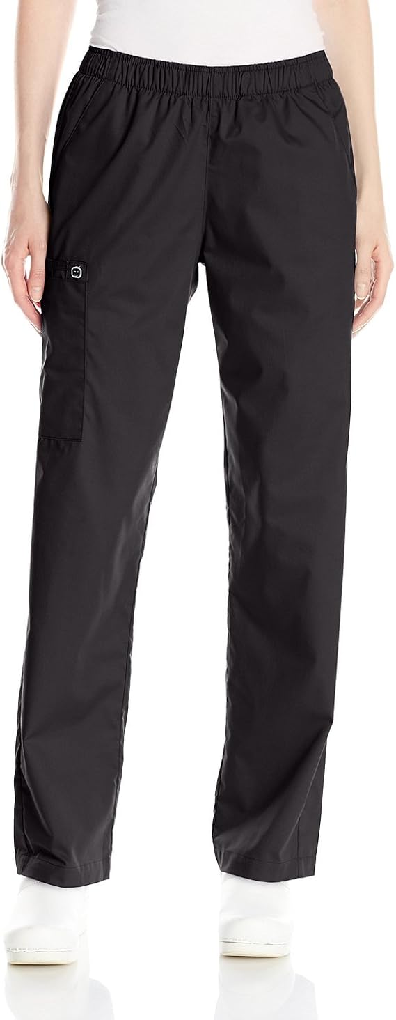 Wink WonderWORK Scrubs for Women, Pull-On Cargo Scrub Pants