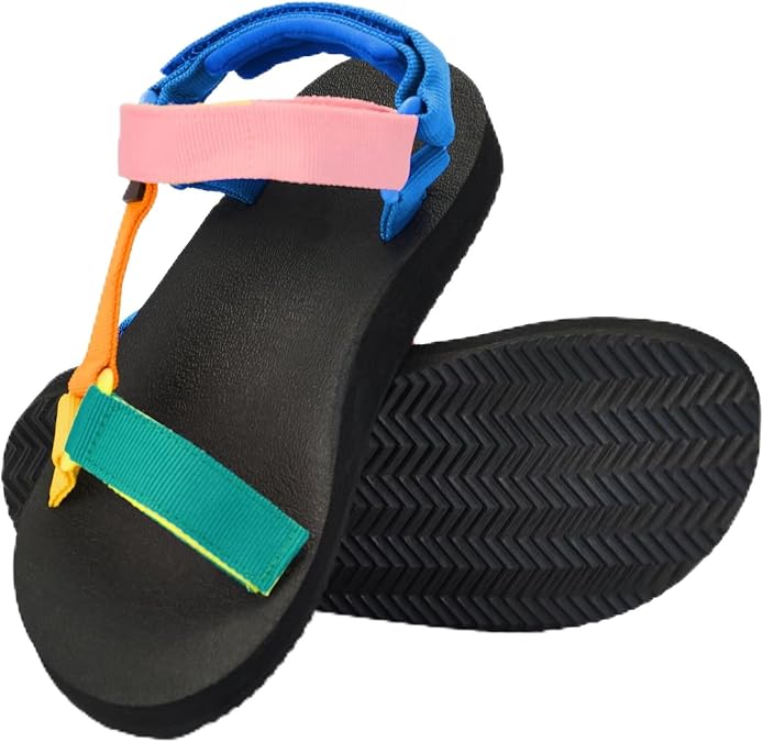 Womens Water Sandals Casual Lightweight Hiking Sandal With Arch Support Yoga Mat Insole Outdoor Sport Beach Shoes