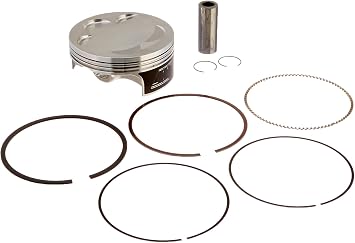 Wiseco 4906M09800 98.00mm 12.5:1 Compression 486cc ATV Piston Kit, Silver