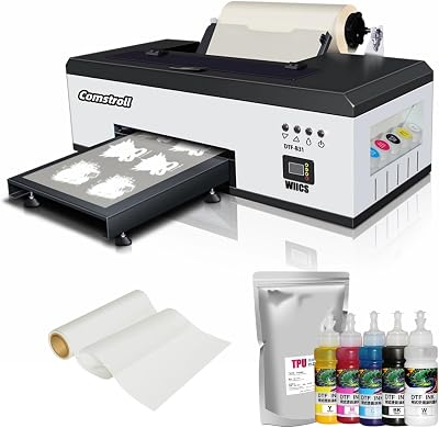 A3 L1800 DTF Printer Transfer Printing Machine with Automatic White Ink Agitation and Timed Circulation for DIY Printing, Direct to Film Printer