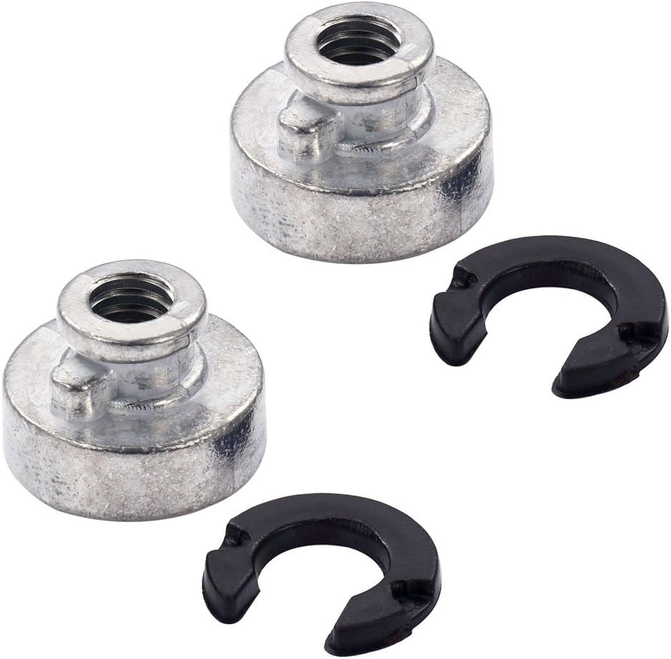 Amazicha 2 PCS Fender Seat Nut Kit Fit for Harley Electra Glide Street Glide Sportster 1997-2024