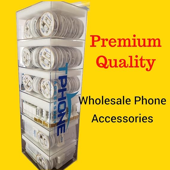 Wholesale Cell Phone Accessories Display Includes 102 Items Retail Value $599