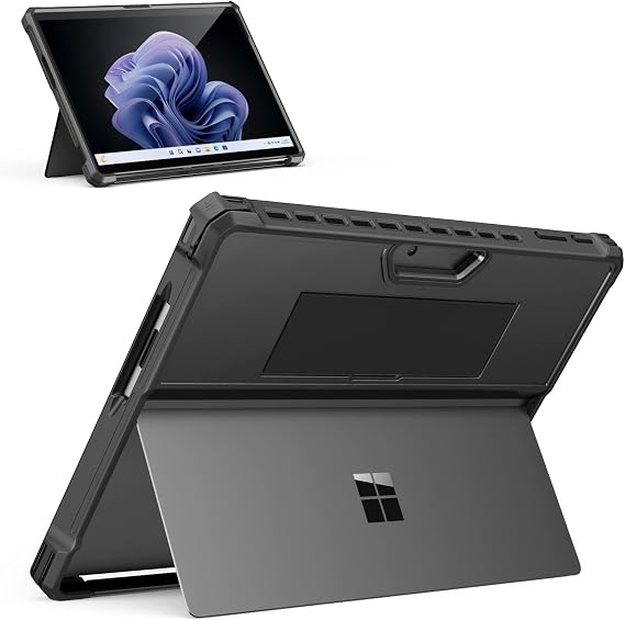 Moko Case for 13" Microsoft Surface Pro 12th 2026,Surface Pro 11/10/9,Black