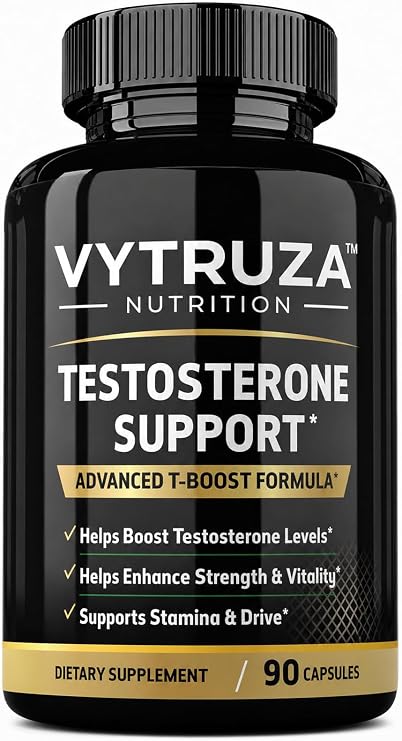 Testosterone Supplement for Men - Advanced T-Boost Formula for Energy, Strength, Stamina* - Natural Testosterone Booster for Men Muscle Growth Support* - 90 Capsules