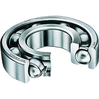 NTN Bearing 6026 Single Row Deep Groove Radial Ball Bearing, Normal Clearance, Steel Cage, 130 mm Bore ID, 200 mm OD, 33 mm Width, Open