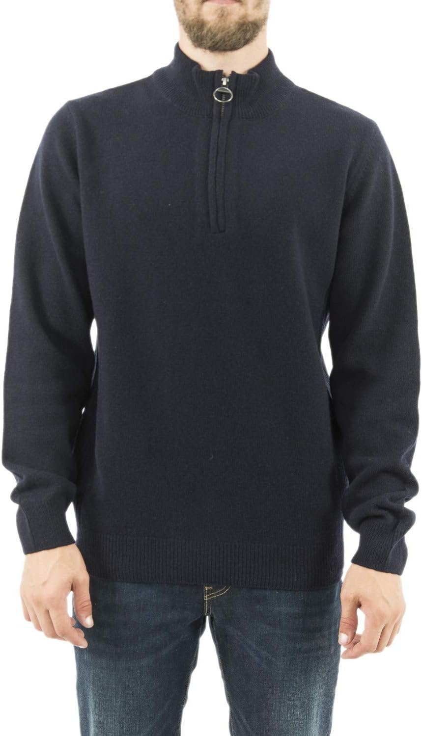 Barbour Mens Holden 12 Zip Knitted Jumper