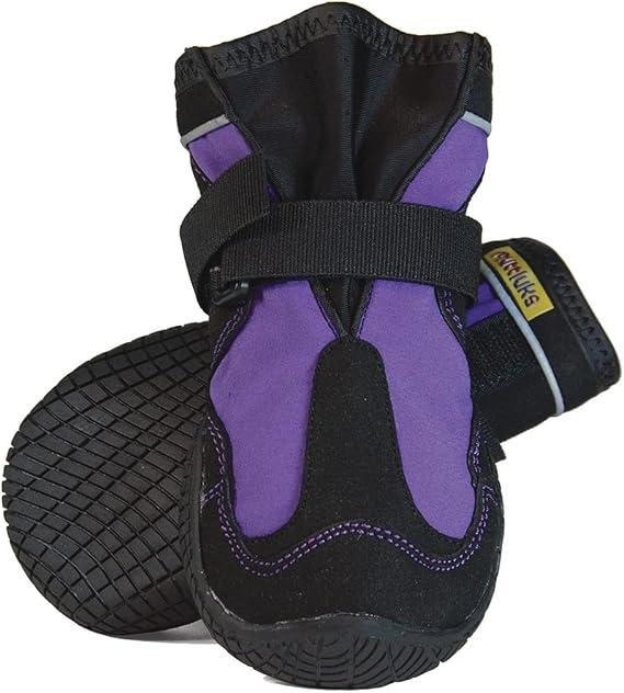 Muttluks Snow Mushers 2 Pack, Purple, X-Small