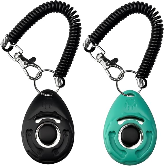 ABSONE Dog Clicker for Training with Wrist Strap, Dog Clicker Trainer Tools