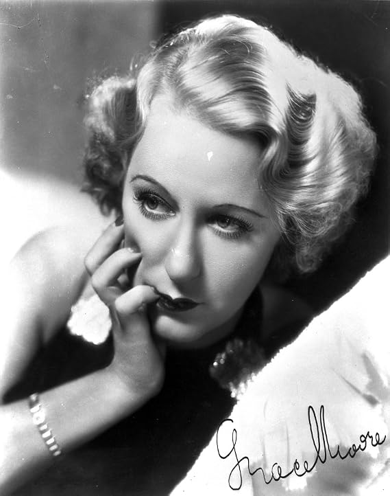 Grace Moore Leaning Pose with Signature Photo Print (8 x 10)