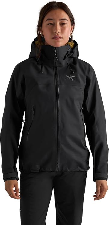 Arc'teryx Beta AR Jacket Women's | Durable Hardshell for Severe Mountain Conditions - Redesign | Black, Large | Waterproof, Windproof Gore-Tex Pro Shell Women's Winter Jacket with Hood for All Round Use