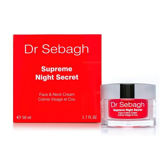 Dr Sebagh Supreme Night Secret (1.7 fl oz) - Luxury Anti Aging Moisturizer for Face - French Face Moisturizer for Overnight Skin Renewal - Deep Hydration & Repair - Face Cream for Women & Men