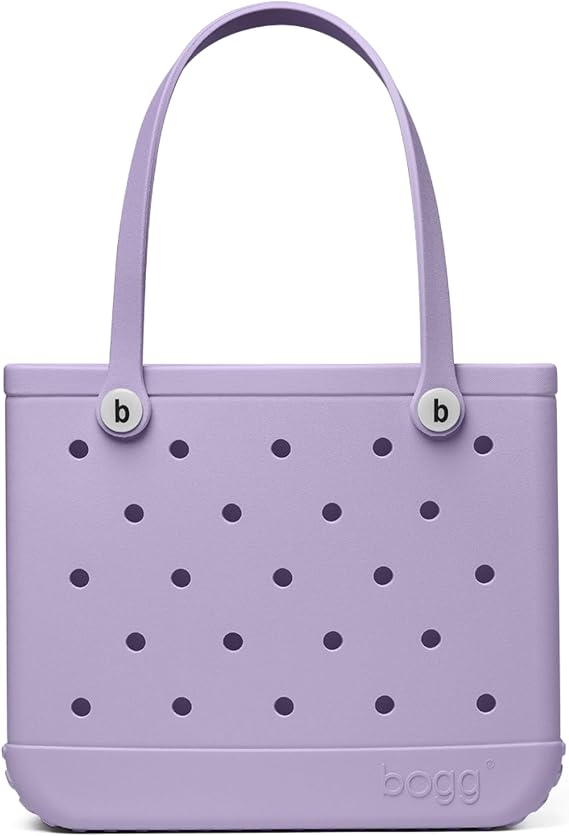 BOGG BAG - Tote for Beach, Pool, Boat, Sports - All Purpose EVA - White Buttons