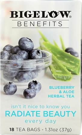 Bigelow, Blueberry and Aloe Tea, 1.31 Ounce