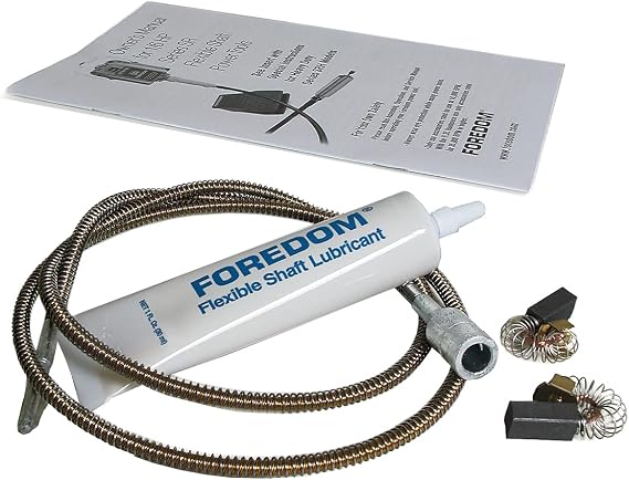Maintenance Kit for 1/6hp SR Series Motors, 93 Shaft,132P Motor Brushes & 10006 Grease