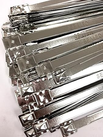 Lot of 8.5" Long Metal Truck and Trailer Flat Head Security Seals, Metal Flat Head Seal (1,000 Pack)