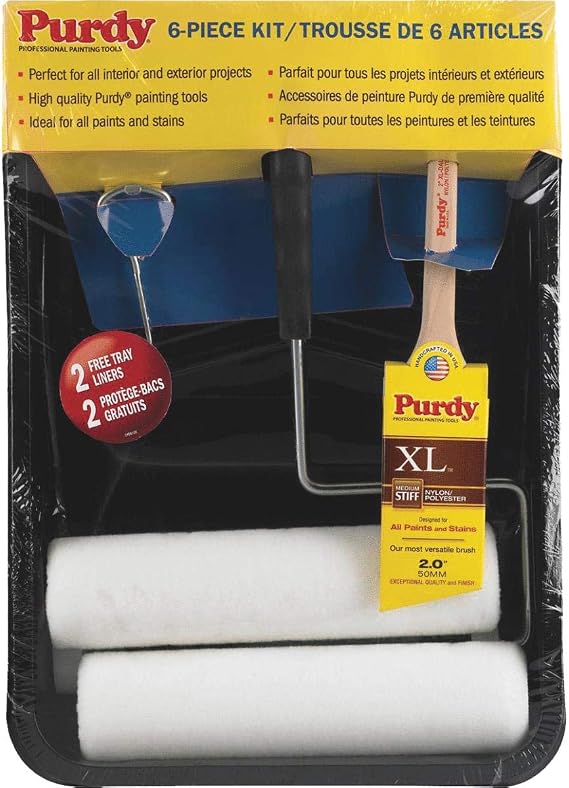 Purdy 14C811000 Premium 6-Piece Painting Kit, One Size, White