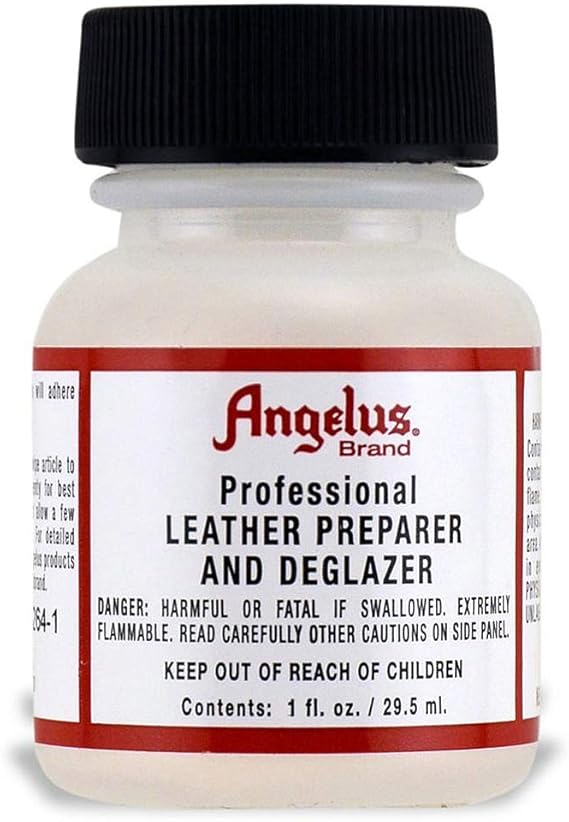 Angelus Leather Preparer & Deglazer, 1 oz.