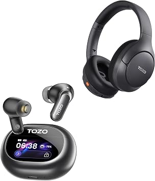 TOZO NC20 Pro Active Noise Cancelling Wireless Earbuds HT3 Active Noise Cancelling Bluetooth Headphones