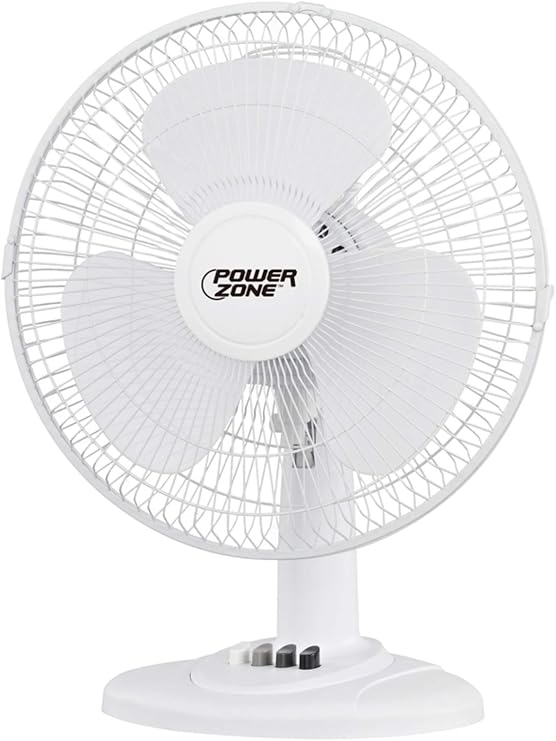 ORGILL WWS Homebasix F-1230 Oscillating Table Fan, White
