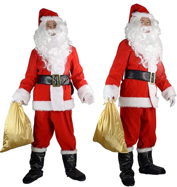 Santa Suit 10 Pc Boxed Set Duv