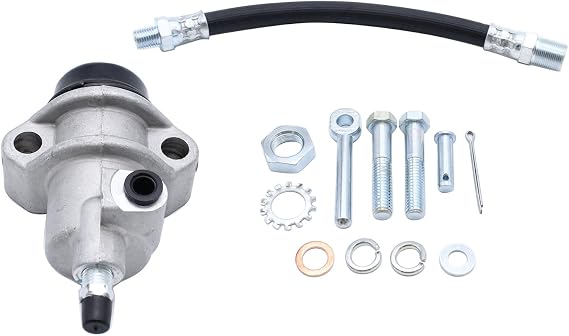 Clutch Slave Cylinder Hose Kit Clutch Slave Cylinder + Hose + Fittings Compatible for 1955-1962 MGA & 1962-1980 MGB GSY106