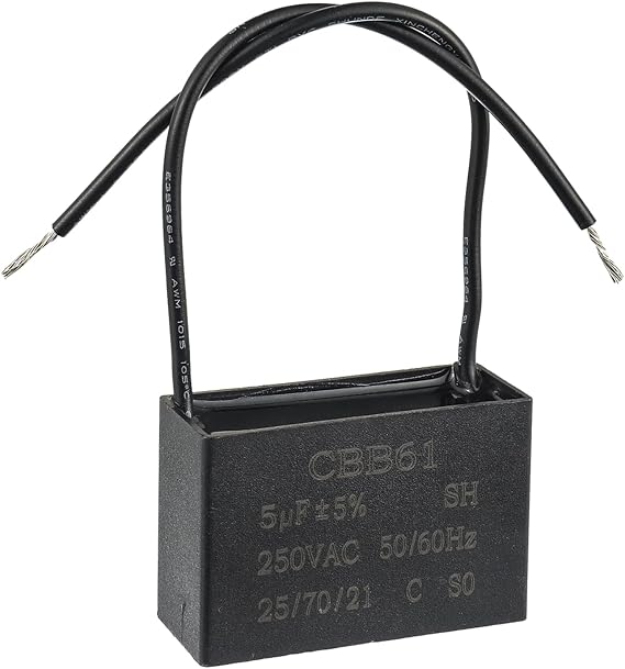 CBB61 5uf Ceiling Fan Capacitor for Electric Fan Motor Generator