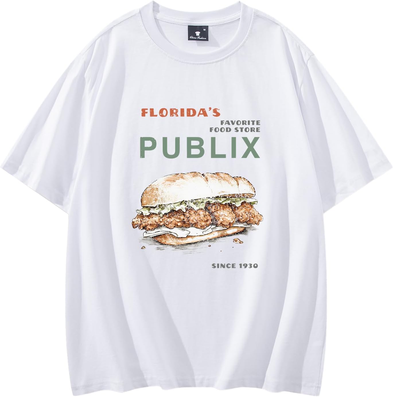 Publix Unisex T Shirt Vintage Style Shirt Food Lover Gifts Supermarket Food Shirt