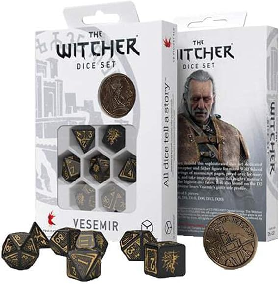 The Witcher Dice Set. Vesemir - The Sword Master