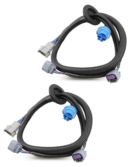 Headlight Wiring Harness Fit for Peterbilt 386 (2005-2015)/387 (1999-2010), Replace 61A3002-0474, 1-34267, 2PCS