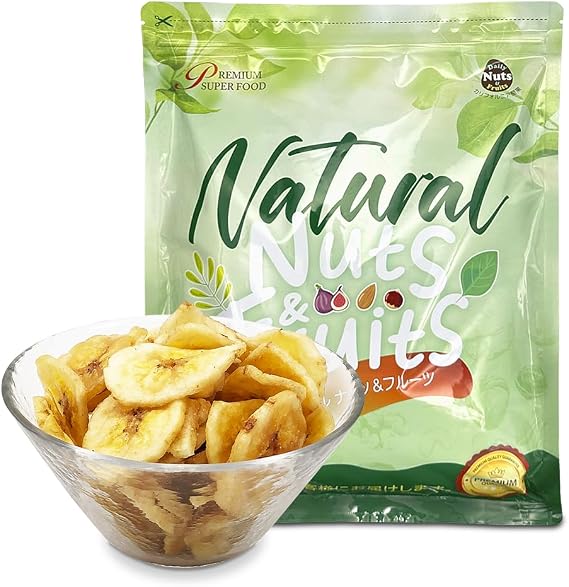 Banana Chips 500g Coconut Oil Used, Directly Imported from Philippines, No Salt, No Preservatives, Dried Banana, Dried Fruit by DAILY NUTS & FRUITS