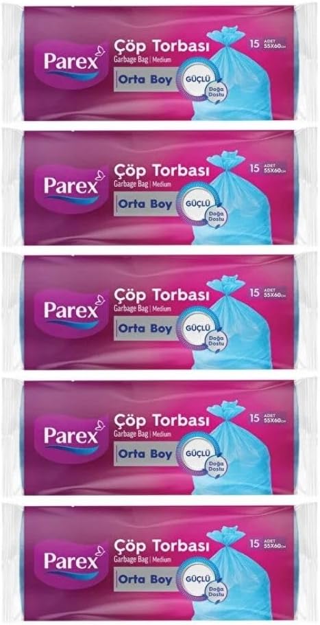 Parex GÜÇlÜ ÇÖp Torbasi Orta Boy 5' Lİ Paket