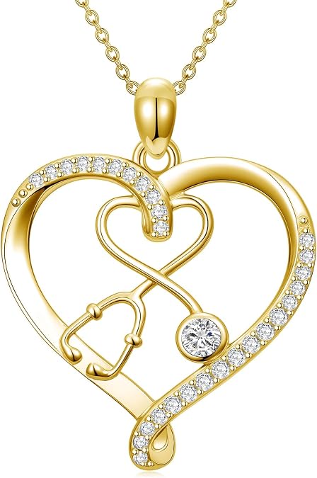 Nurse Gifts 925 Sterling Silver Nurse Necklace Nursing Jewelry