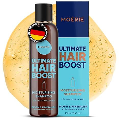 Moerie Ultimate Hair Growth Shampoo - For Longer Thicker Fuller Hair - Vegan Friendly Volumising Hair Products - Paraben & Silicone Free - All Hair Types - Reverse Hair Loss - Moisturising