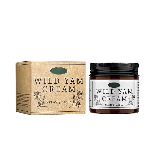 Organic Wild Yam Cream Wild Yam Moisturizing Cream Natural Skincare Suitable for All Skin Types, 2.12oz