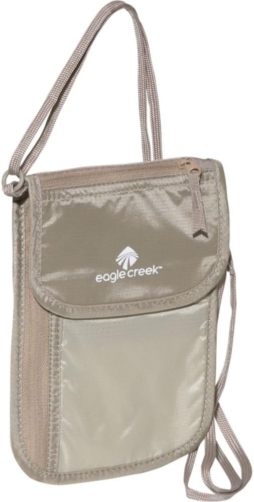 Eagle Creek Undercover Neck Wallet Deluxe - Passport Holder Accessory for Men and Women, Khaki