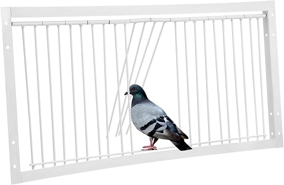 BESPORTBLE Bird Cage Iron Door for Pigeons Quick Install White Iron