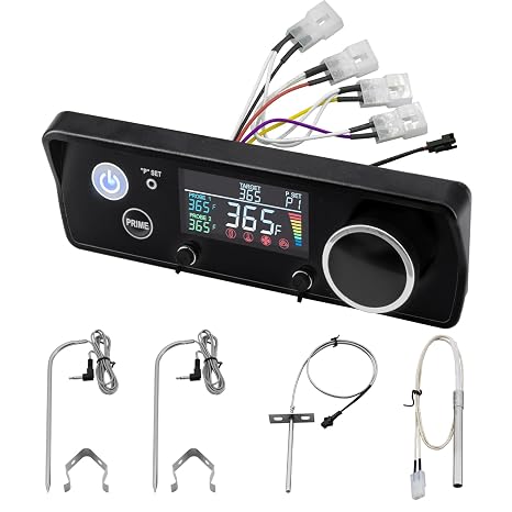 Upgrade Rectangular PID Controller (Non-WiFi) Compatible with Pit Boss PB1000NX PB1000D3 PB1100SP PB1150G, Fit for Most Pit Boss Rectangular Controller with 900-1199 Capacity (Medium)